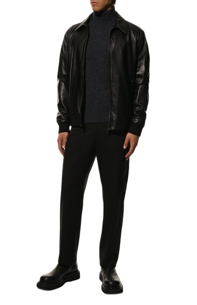 Свитер TRANSIT темно-синего цвета по цене 31400 руб., арт. CFUTRS18531, фото 2 Свитер TRANSIT, арт. CFUTRS18531, фото 2