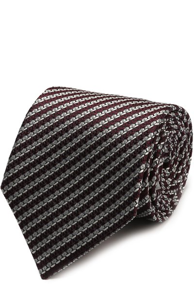 Мужской шелковый галстук с узором ZEGNA, арт. Z9E611XW