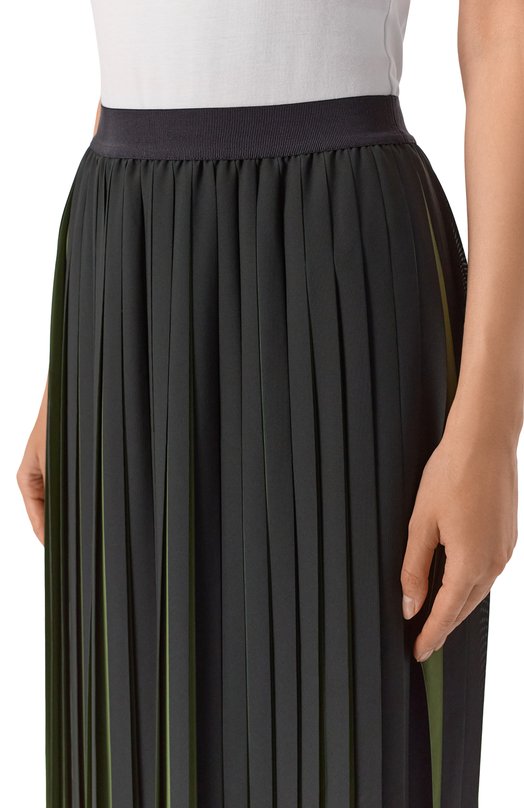 Плиссированная юбка Weekend Max Mara B0RA Зелёный  B0RA Фото 5