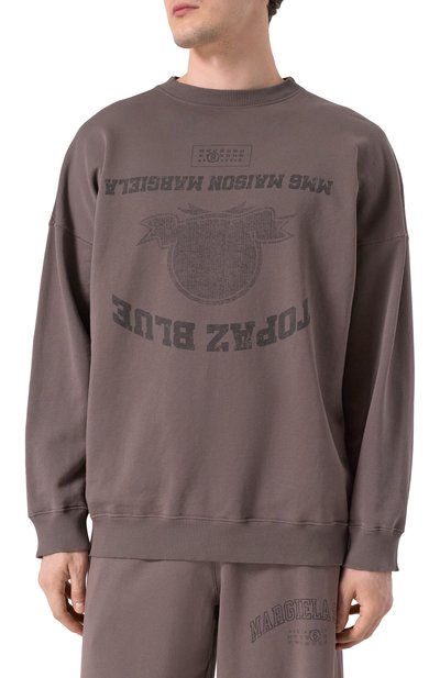 Хлопковый свитшот MM6, арт. SH0GU0023/M25012, фото 3