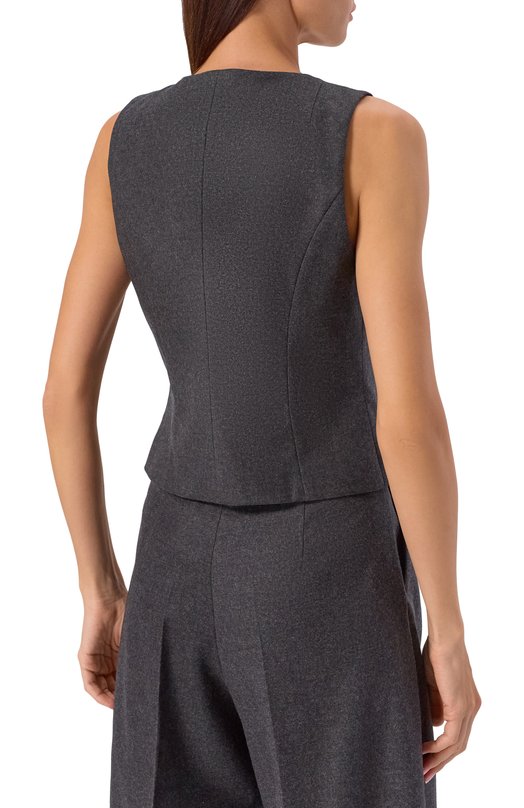 Шерстяной жилет Lesyanebo LN03H-411_ITB Серый  LN03H-411_ITB Фото 4