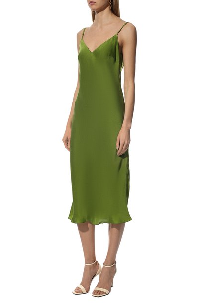Платье NOBLE&BRULEE зеленого цвета по цене 36500 руб., арт. NB150221/12, фото 3 Платье NOBLE&BRULEE, арт. NB150221/12, фото 3