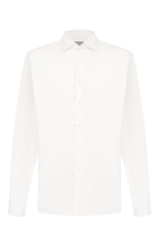 Хлопковая сорочка Canali CCL7098/GD03286 Белый CCL7098/GD03286
