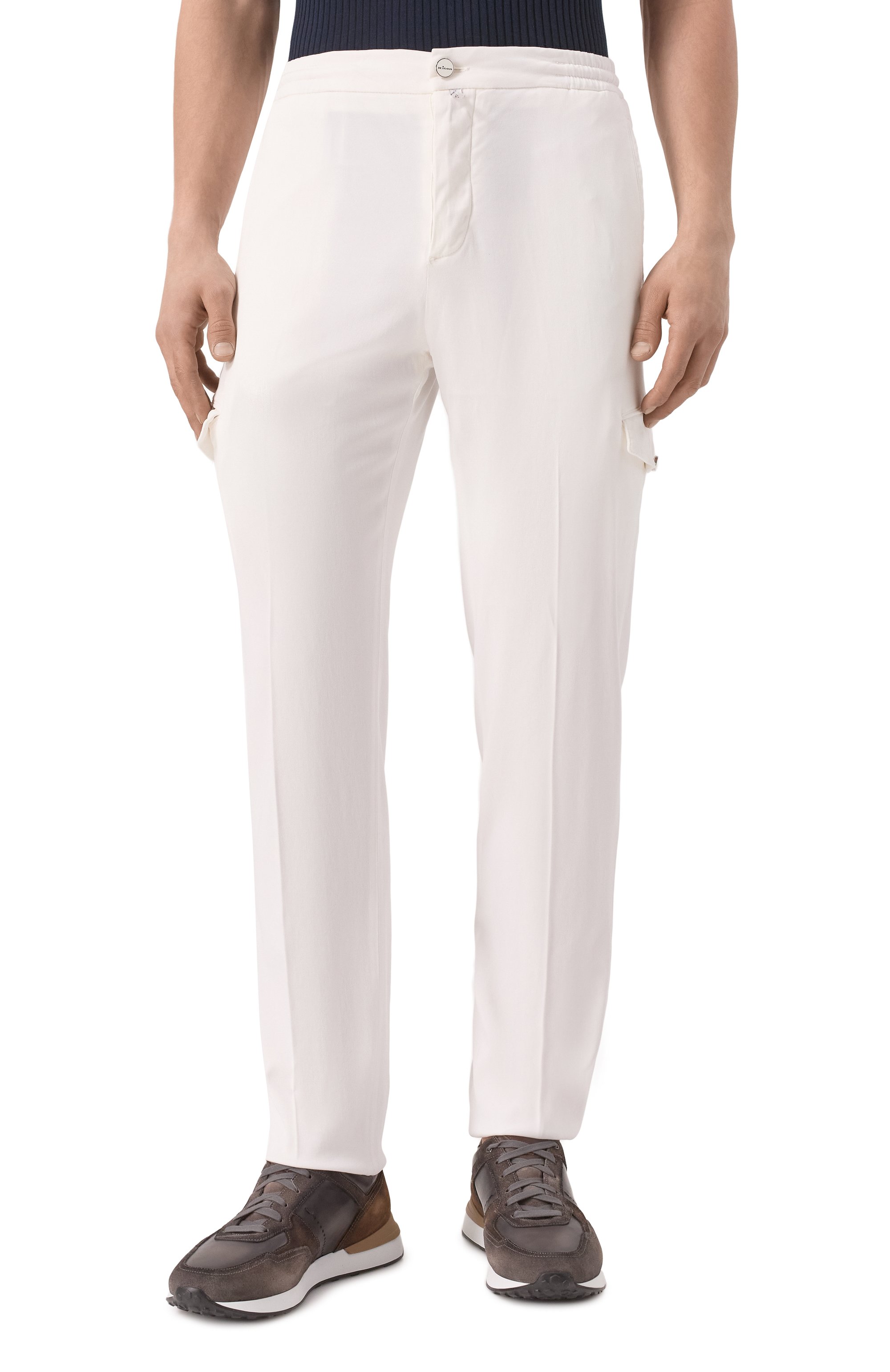 Брюки-карго из лиоцелла KITON, арт. UPLACTK0606F17, фото 3