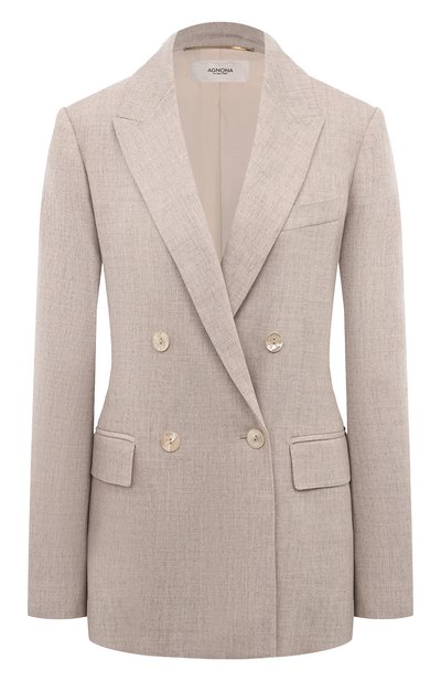 Женский жакет из шерсти и кашемира AGNONA, арт. TX0803E/UW035E