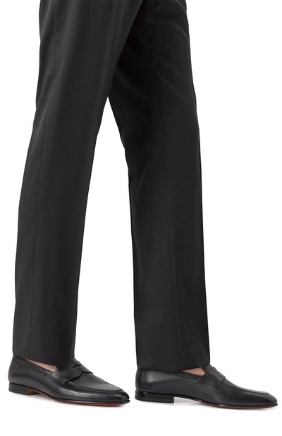 Кожаные пенни-лоферы carlos SANTONI, арт. MCNG19044LA3GNTG, фото 3