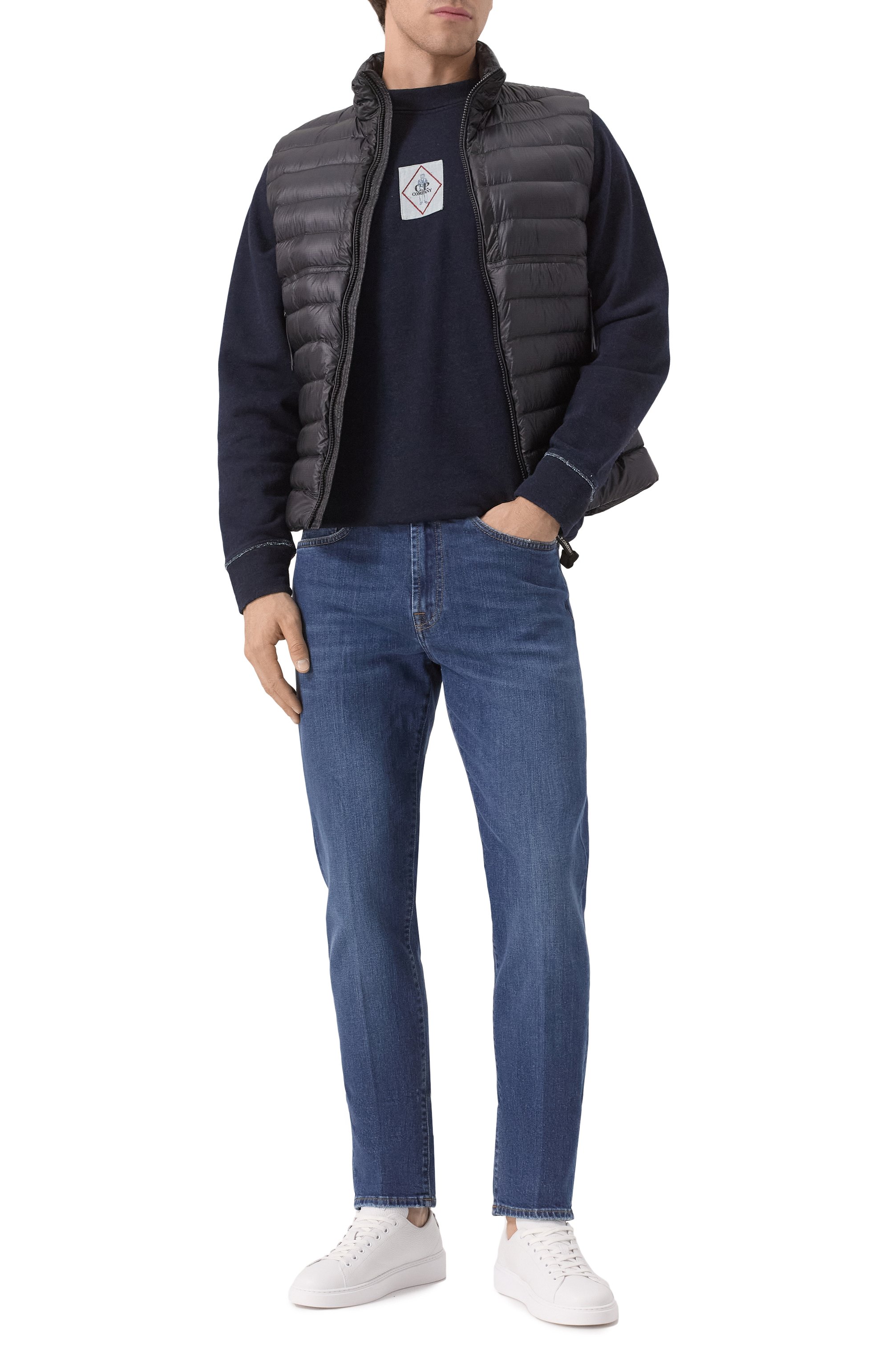 Хлопковый свитшот C.P. COMPANY, арт. 18CMSS184A110055W, фото 2