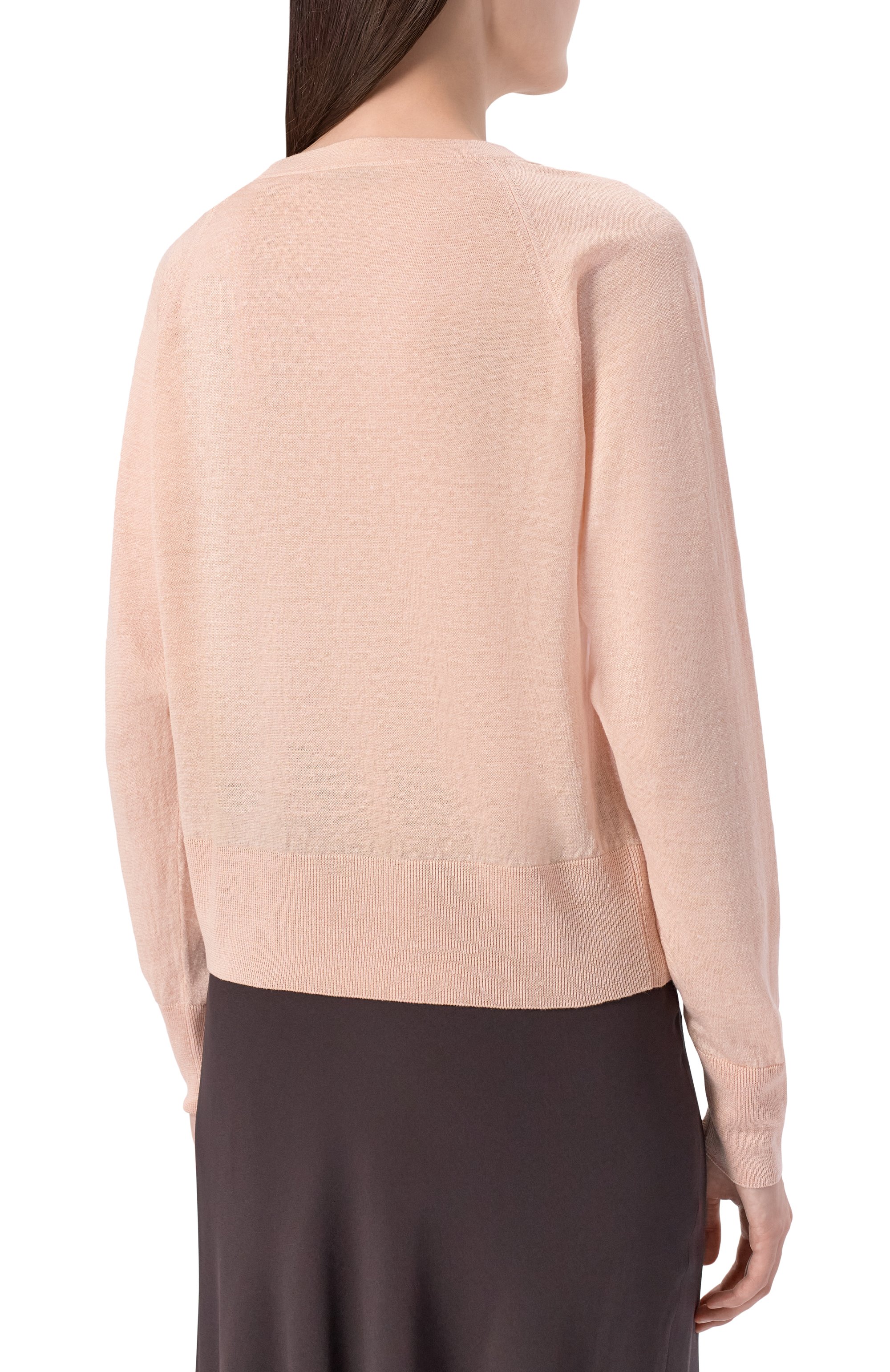 Пуловер изо льна и шелка AGNONA, арт. K111048E/0L180PE, фото 4