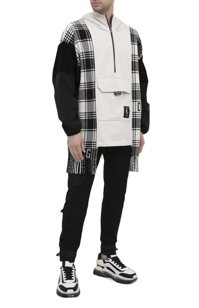 Анорак из шерсти и хлопка DOLCE & GABBANA, арт. G9SY8T/G7WTQ, фото 2