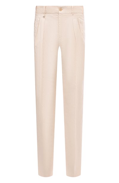 Мужские брюки из хлопка и льна STEFANO RICCI, арт. M1T3100062/P0E