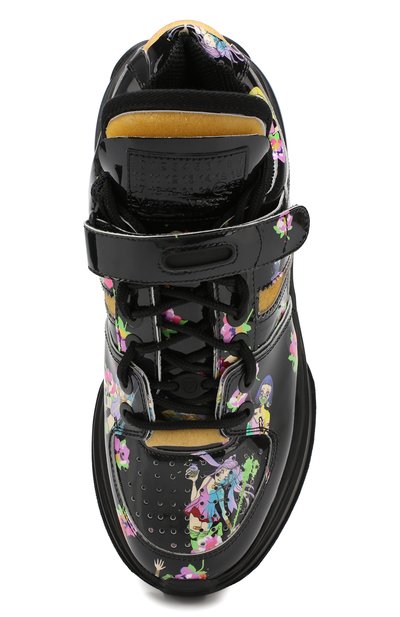 Кожаные кроссовки retro fit MAISON MARGIELA черного цвета по цене 111000 руб., арт. S39WS0037/P2601, фото 5 Кожаные кроссовки retro fit MAISON MARGIELA, арт. S39WS0037/P2601, фото 5