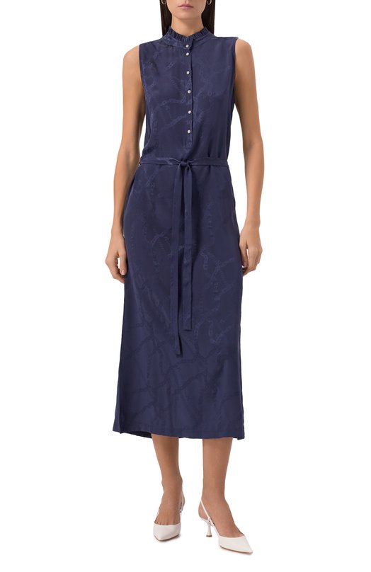 Шелковое платье Zadig and Voltaire WWDR02525 Синий  WWDR02525 Фото 3