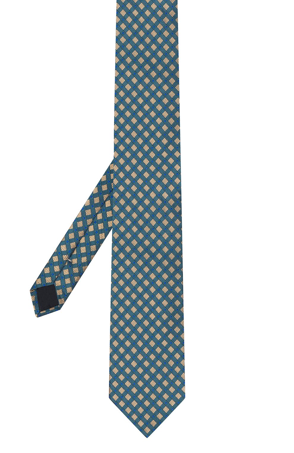 Шелковый галстук BROUBACK бирюзового цвета по цене 6795 руб., арт. TIE 8CM/SS24, фото 3 Шелковый галстук BROUBACK, арт. TIE 8CM/SS24, фото 3