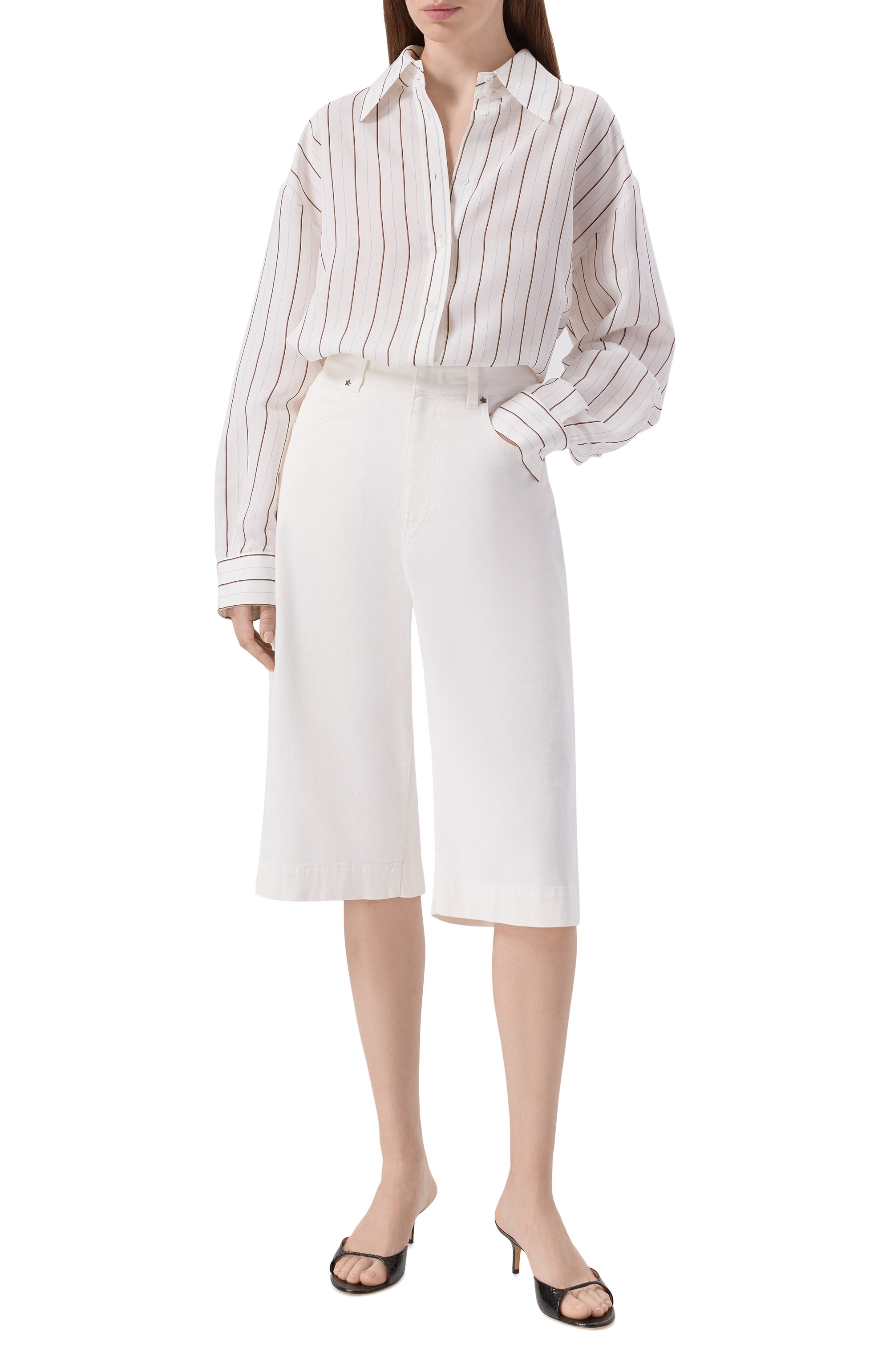 Джинсовый шорты LORENA ANTONIAZZI, арт. E2633PA91A/9695, фото 2