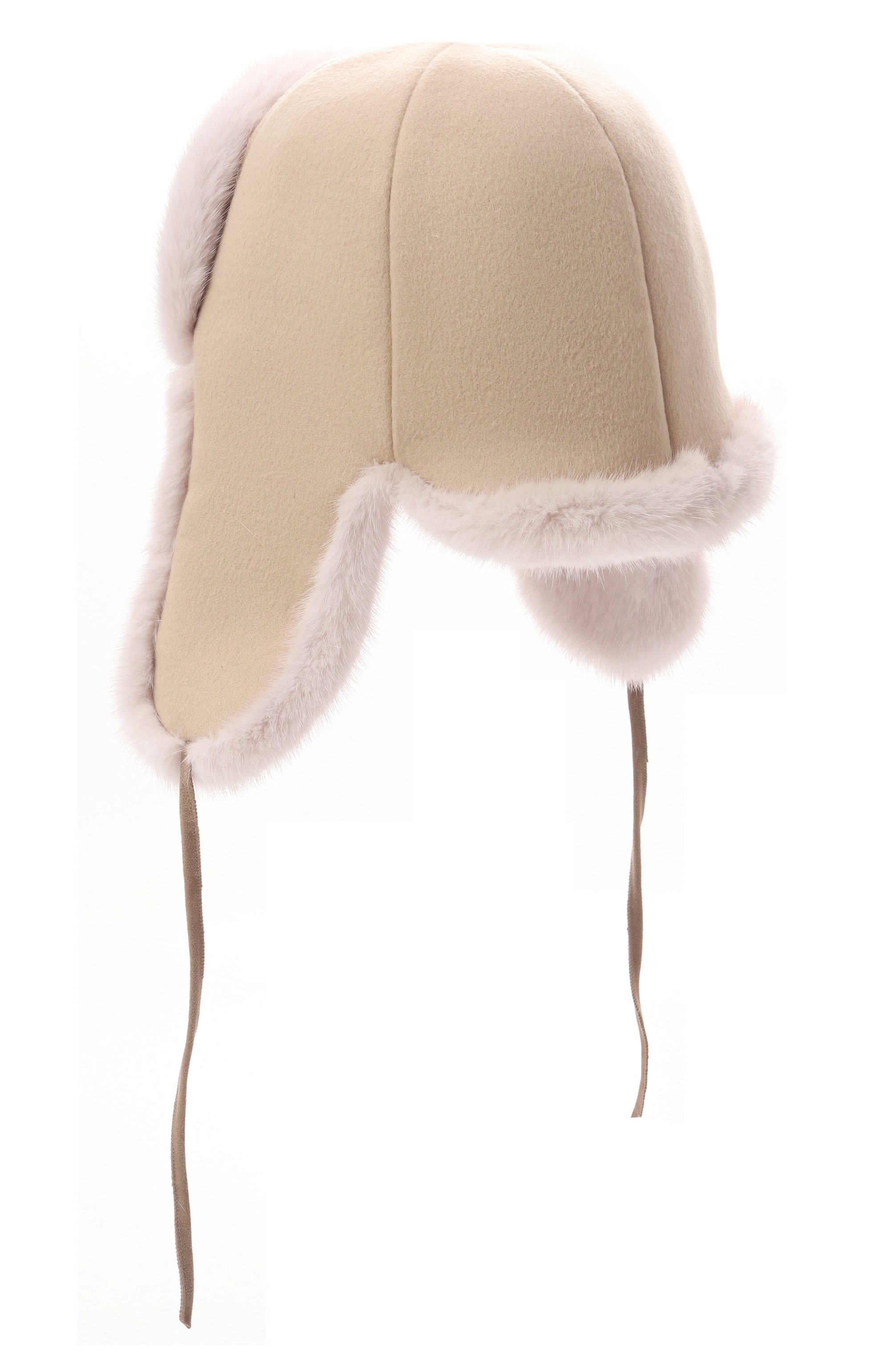 Кашемировая шапка-ушанка дарья с мехом норки FURLAND, арт. 0194810010023600067, фото 2