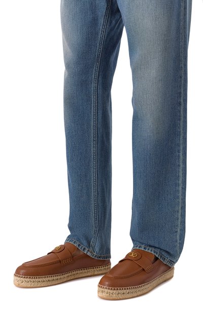 Кожаные эспадрильи palm avenue VALENTINO, арт. 7Y2S0K00/UDX, фото 3