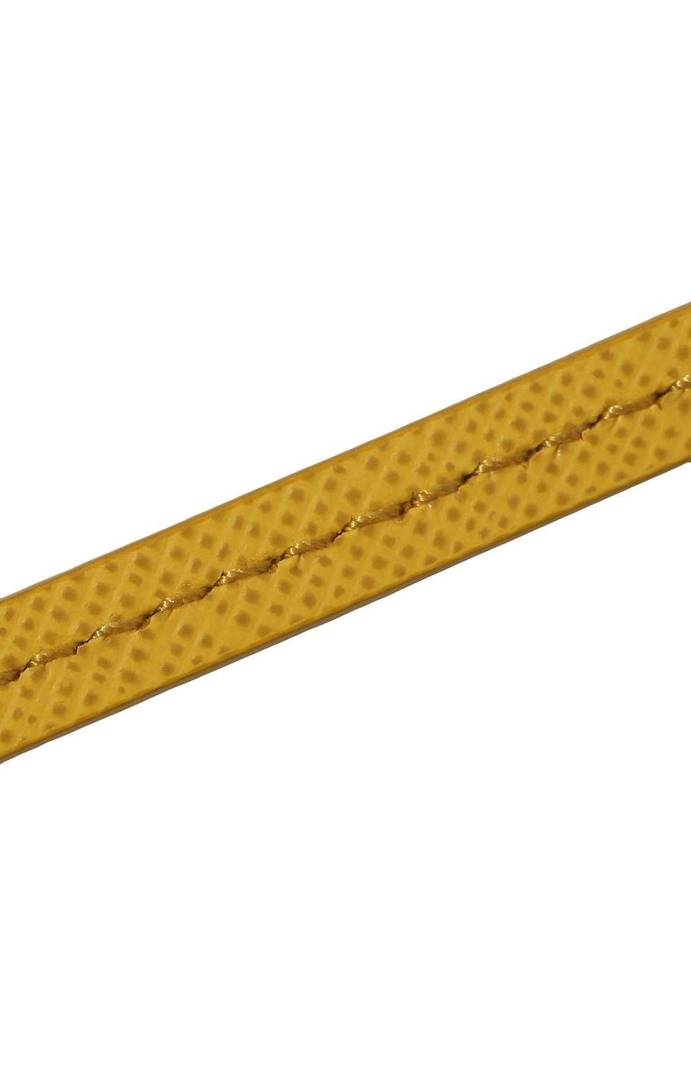 Кожаный галстук боло PRADA желтого цвета по цене 40000 руб., арт. 2IC027-QHH-F0377, фото 4 Кожаный галстук боло PRADA, арт. 2IC027-QHH-F0377, фото 4