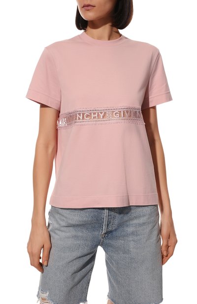 Хлопковая футболка GIVENCHY, арт. BW709T3Z7Z, фото 3