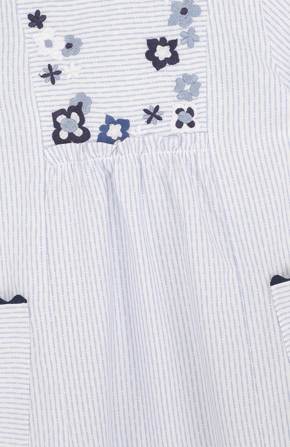 Хлопковое мини-платье свободного кроя с вышивкой TARTINE ET CHOCOLAT, арт. TL30062, фото 3