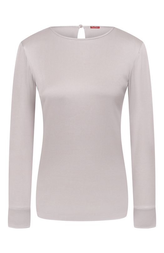 Атласный топ Max Mara Studio L0DI Серый L0DI