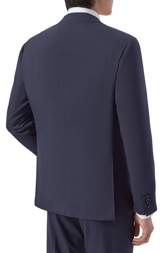 Шерстяной костюм Kiton UA81K01274_001 Синий  UA81K01274_001 Фото 3
