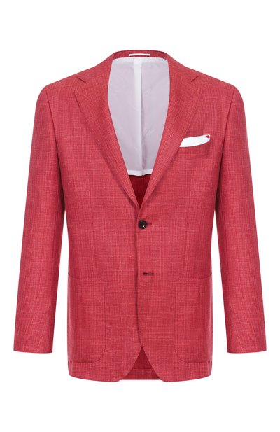 Мужской пиджак из кашемира и шелка KITON, арт. UG81K06T46