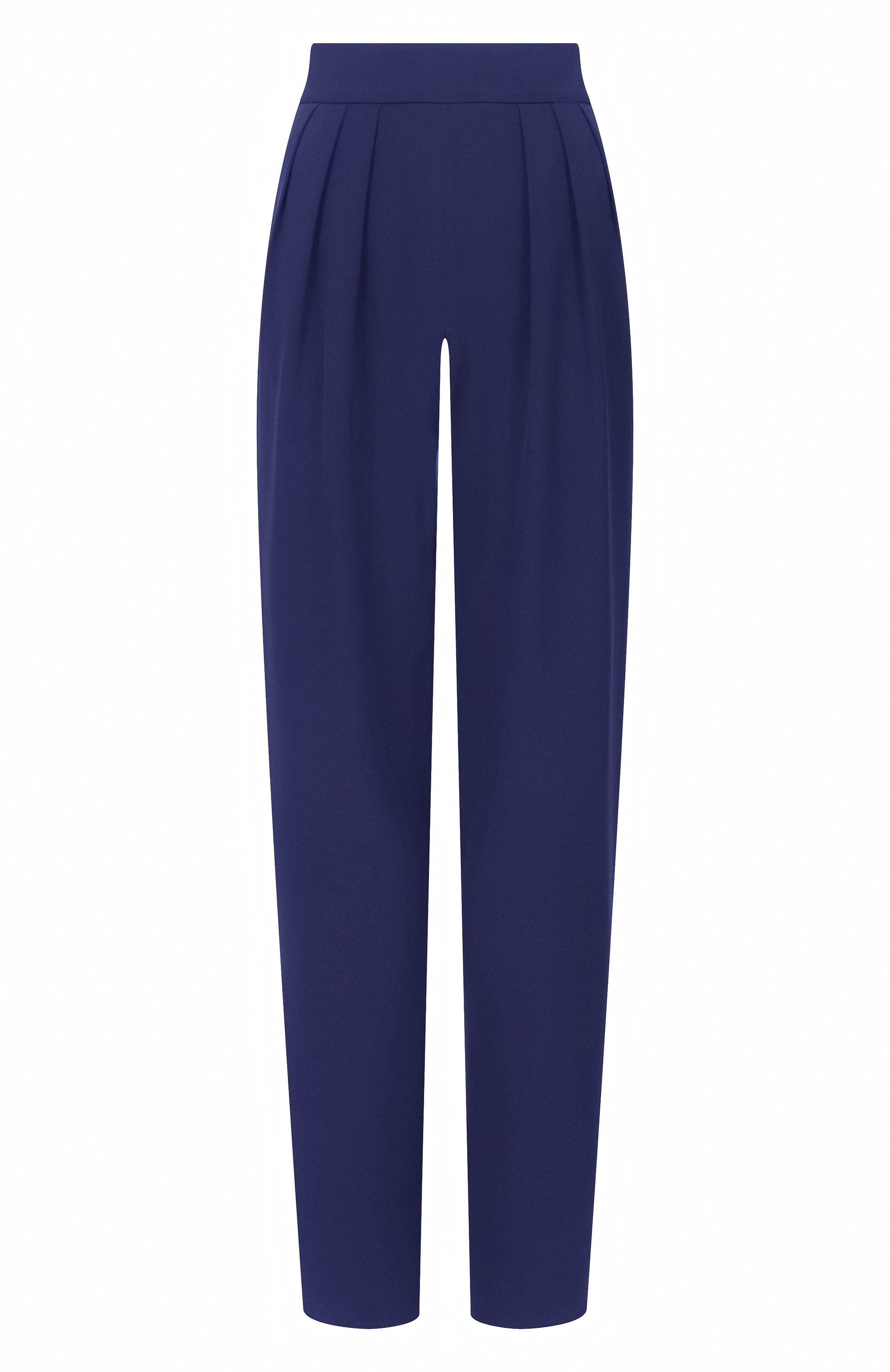 Шелковые брюки GIORGIO ARMANI синего цвета по цене 215000 руб., арт. GW002792/TE10071, фото 1 Шелковые брюки GIORGIO ARMANI, арт. GW002792/TE10071, фото 1