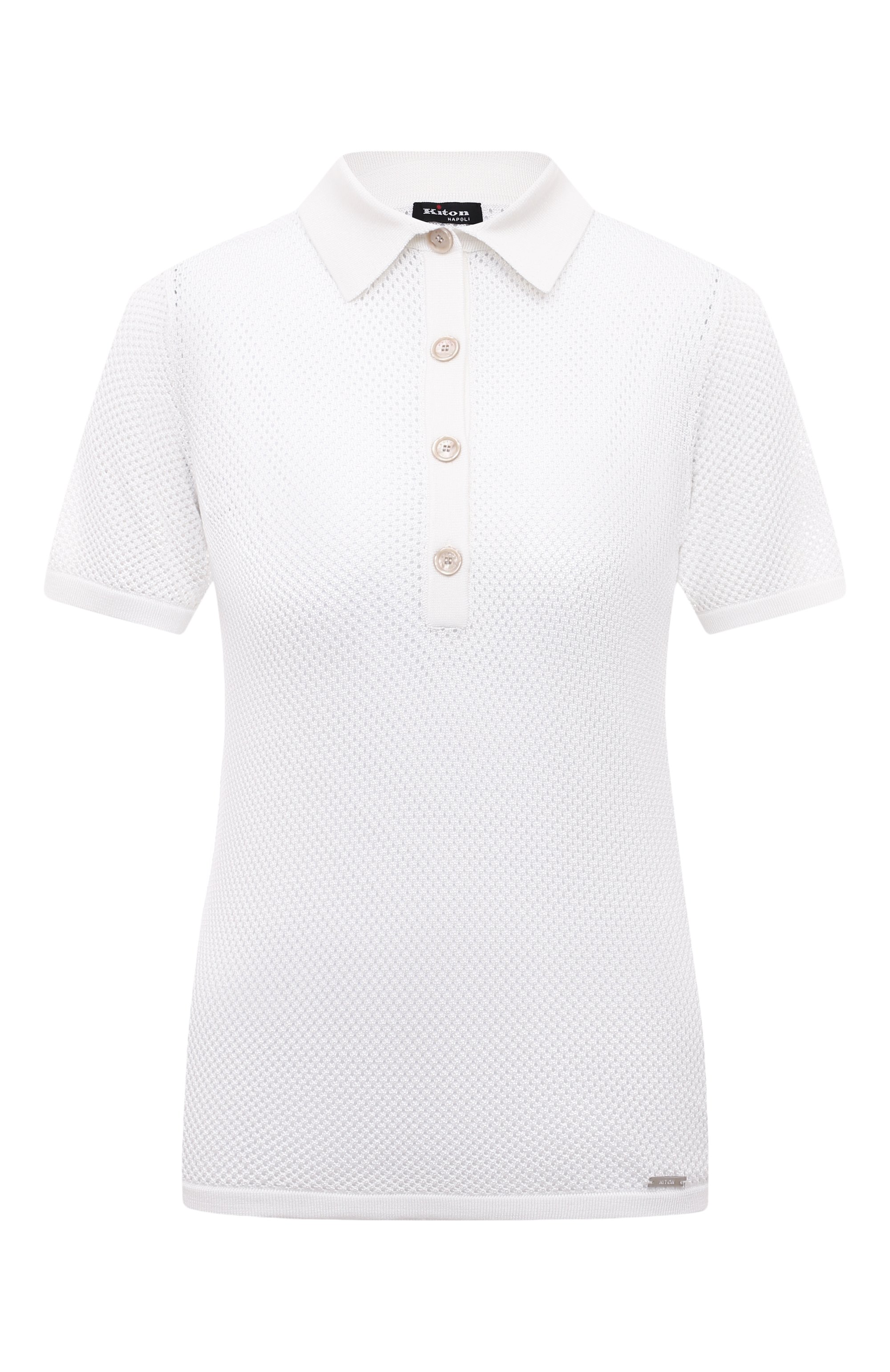 Шелковое поло KITON, арт. D55714001, фото 1