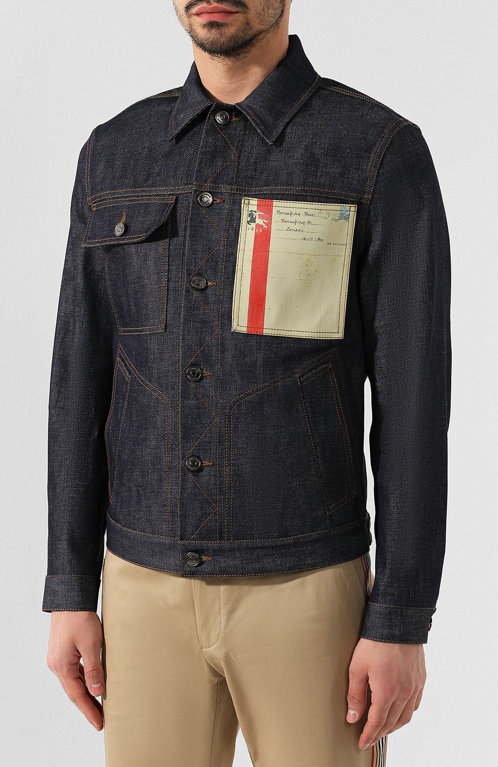 Джинсовая куртка BURBERRY, арт. 8010529, фото 3
