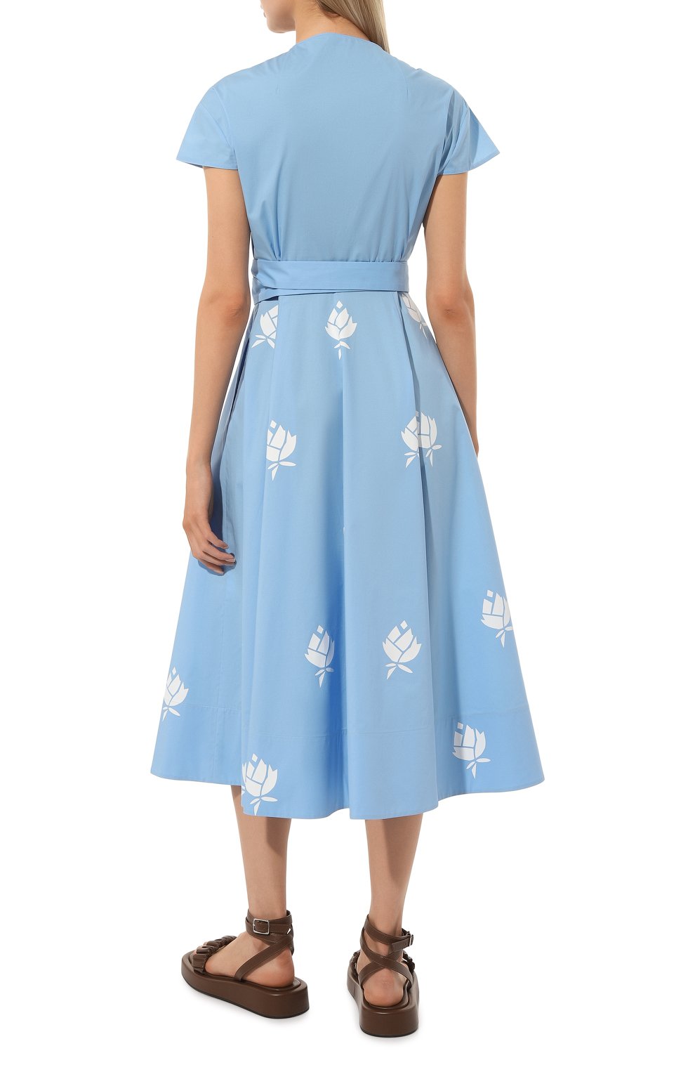 Хлопковое платье VIKA 2.0 голубого цвета по цене 74790 руб., арт. S23-13132-4010, фото 4 Хлопковое платье VIKA 2.0, арт. S23-13132-4010, фото 4