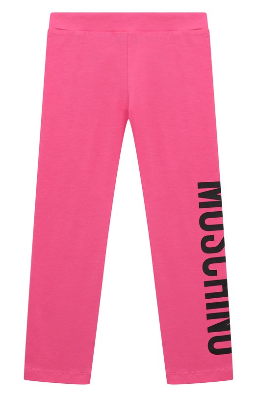 

Хлопковые легинсы Moschino, Розовый