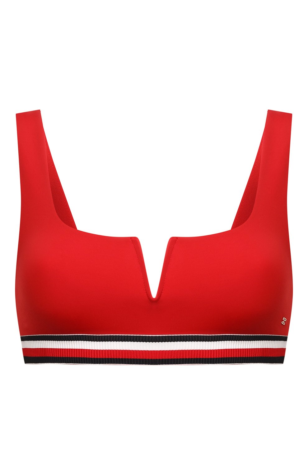 Бра-топ TOMMY HILFIGER красного цвета по цене 5490 руб., арт. UW0UW02884, фото 1 Бра-топ TOMMY HILFIGER, арт. UW0UW02884, фото 1