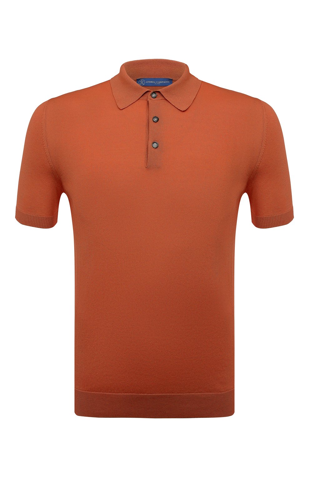Поло из хлопка и шелка ANDREA CAMPAGNA, арт. P23-111, фото 1