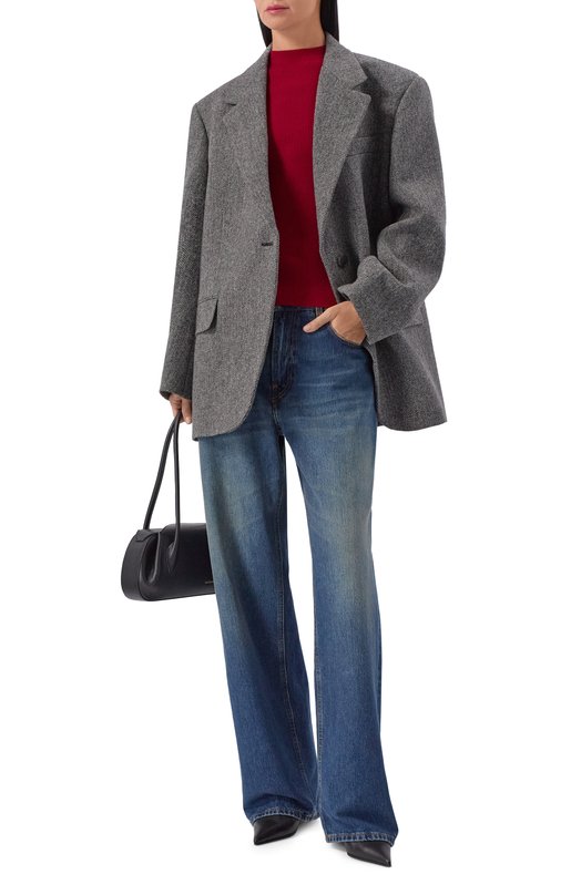 Топ из вискозы BOSS 50473237 Бордовый  50473237 Фото 2