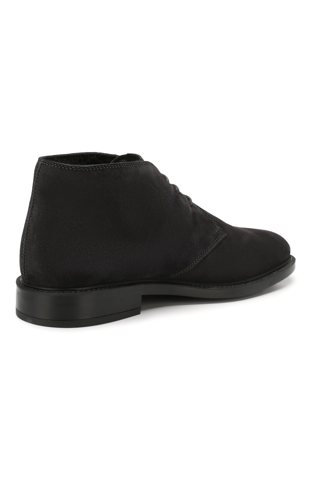 Замшевые ботинки TOD’S темно-серого цвета по цене 65400 руб., арт. XXM45A00D82RE0, фото 4 Замшевые ботинки TOD’S, арт. XXM45A00D82RE0, фото 4