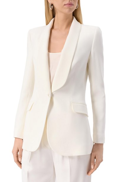 Жакет ELIE SAAB белого цвета по цене 279000 руб., арт. J0003NR25, фото 3 Жакет ELIE SAAB, арт. J0003NR25, фото 3