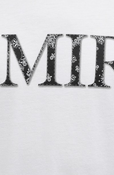 Хлопковая футболка AMIRI, арт. MJLT002-100, фото 5