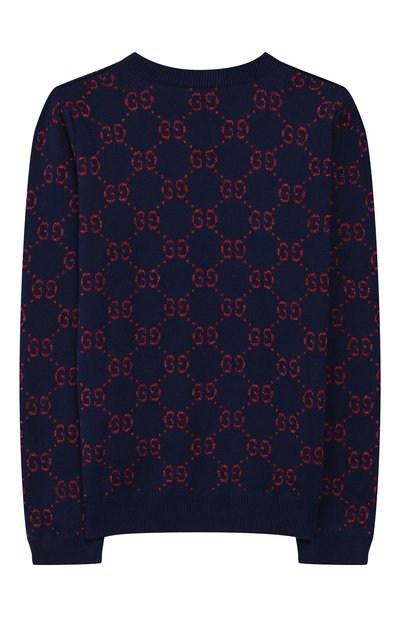 Хлопковый пуловер GUCCI, арт. 571723/XKAEF, фото 2