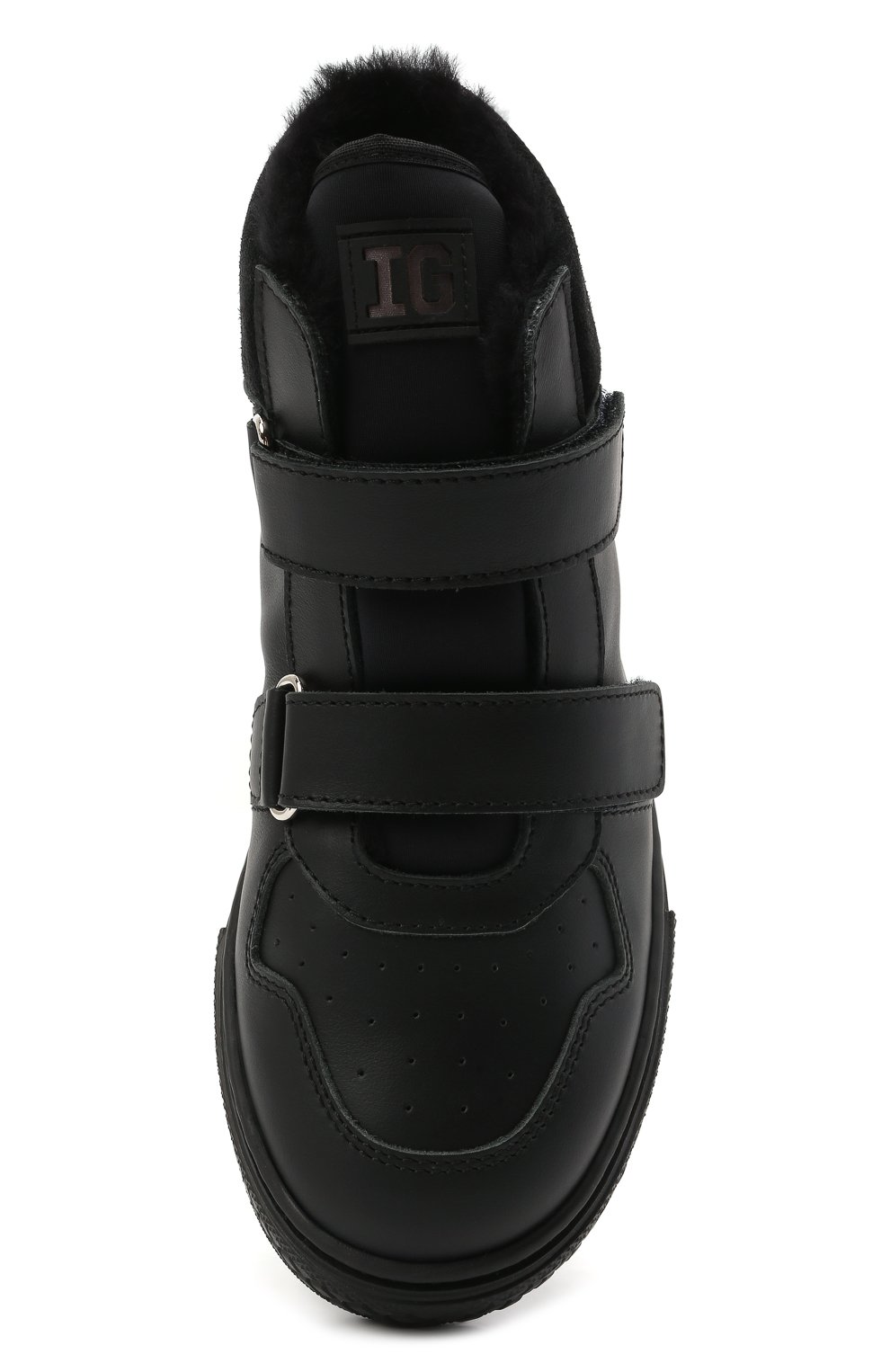 Высокие кожаные кеды IL GUFO, арт. G873/VITELL0 M0VIE/31-34, фото 4