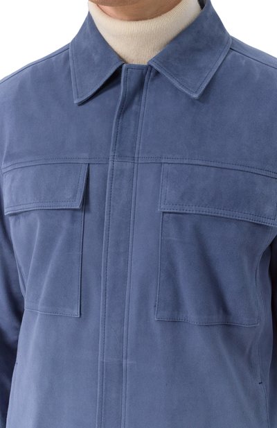 Замшевая куртка-рубашка PAUL&SHARK, арт. 25412707, фото 5