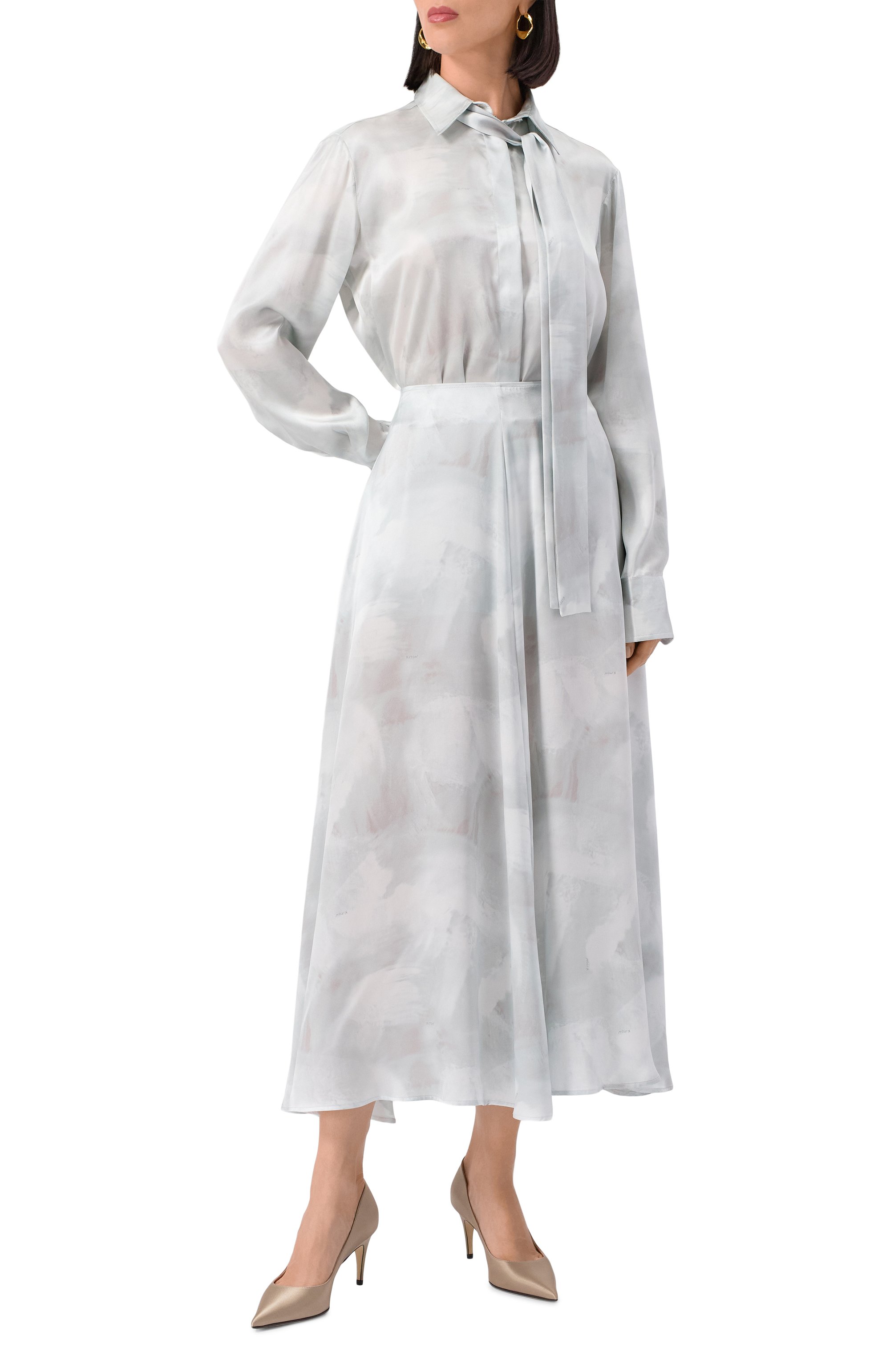 Текстильные туфли mvst by sergio rossi MVST, арт. B14270-SATIN, фото 2