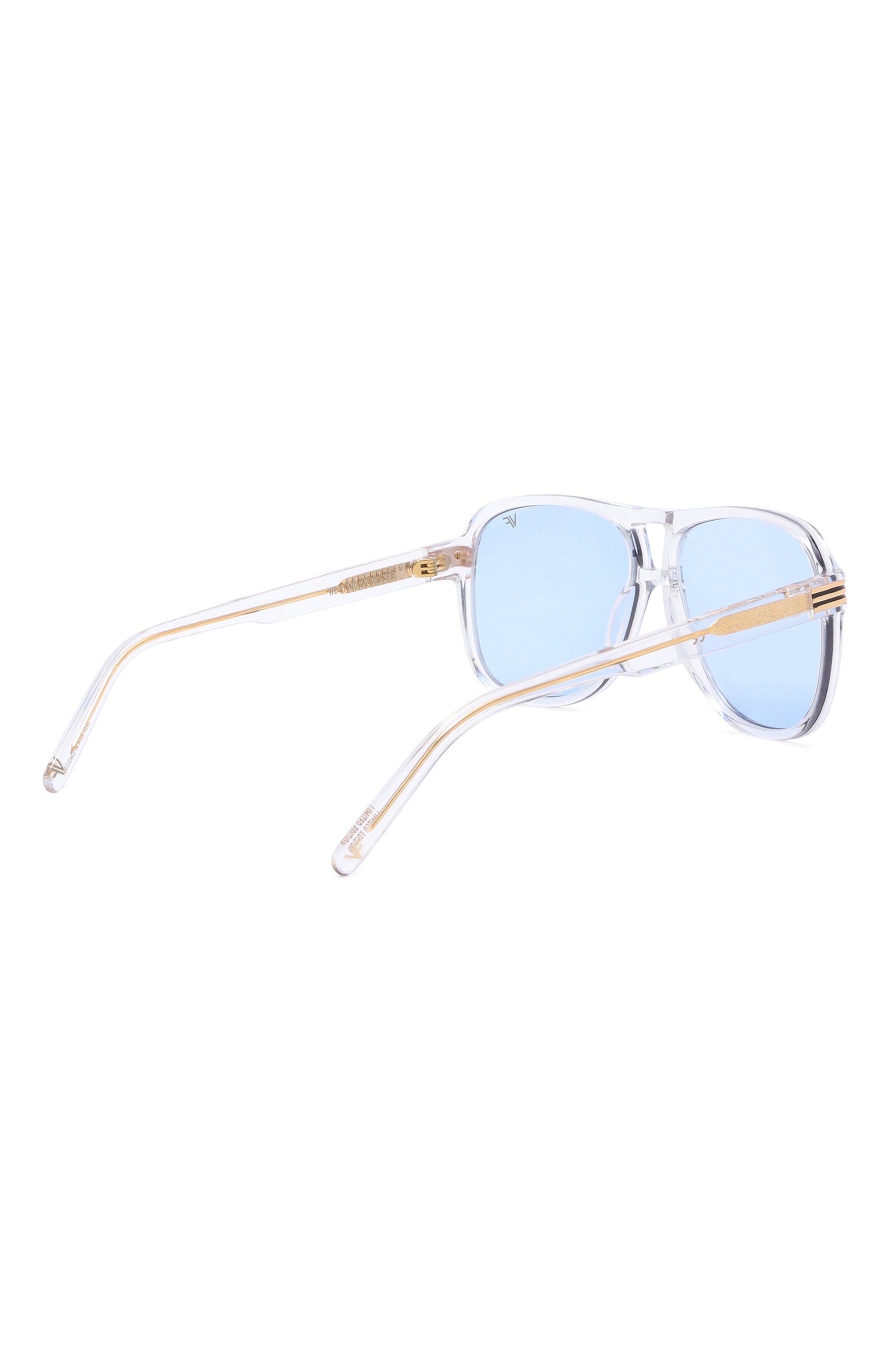 Солнцезащитные очки VINTAGE FRAMES, арт. FIRM CLEAR TRANSLUCENT/LIGHT BLUE, фото 5