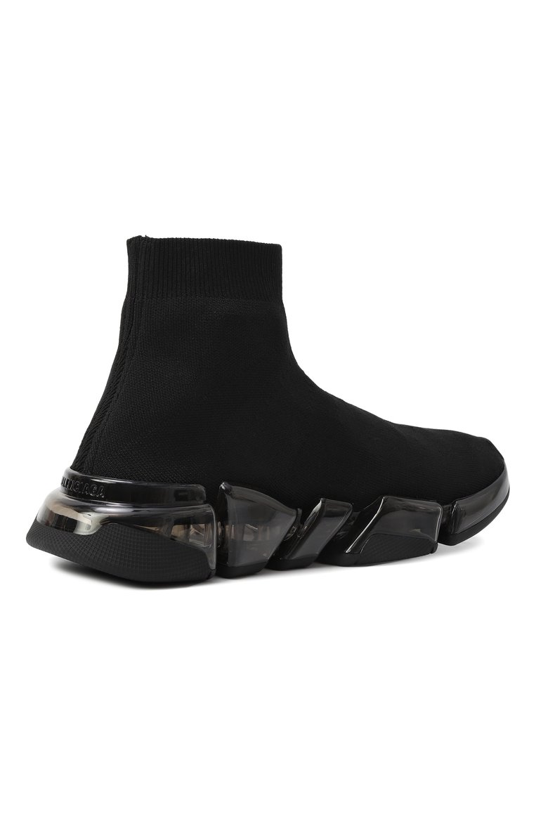 Женские текстильные кроссовки speed 2.0 BALENCIAGA черного цвета, арт. 617196/W2DC4 | Фото 5 (Материал внутренний: Текстиль; Подошва: Платформа; Материал внешний: Текстиль; Стили: Кэжуэл; Кросс-КТ: Высокие; Материал утеплителя: Без утеплителя; Автоматизация состава: Проставлено; Автоматизация ТО: Проставлено)