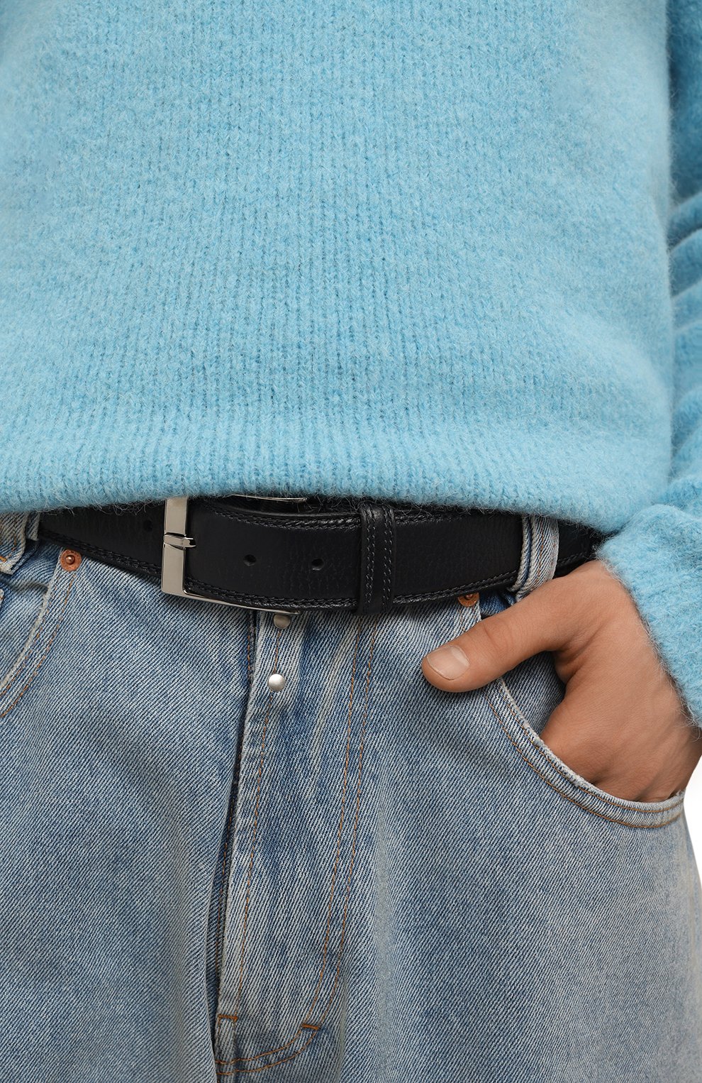 Кожаный ремень BARRETT, арт. 81B537.7/CERV0 ASP0RTABILE, фото 2