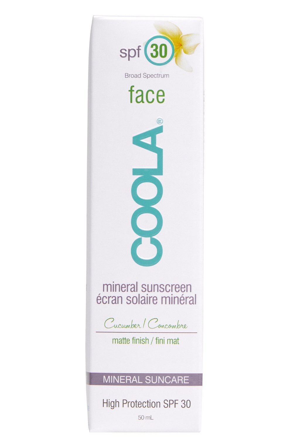 Солнцезащитный матирующий крем для лица "огурец" spf 30 (50ml) COOLA, арт. CL10206, фото 2