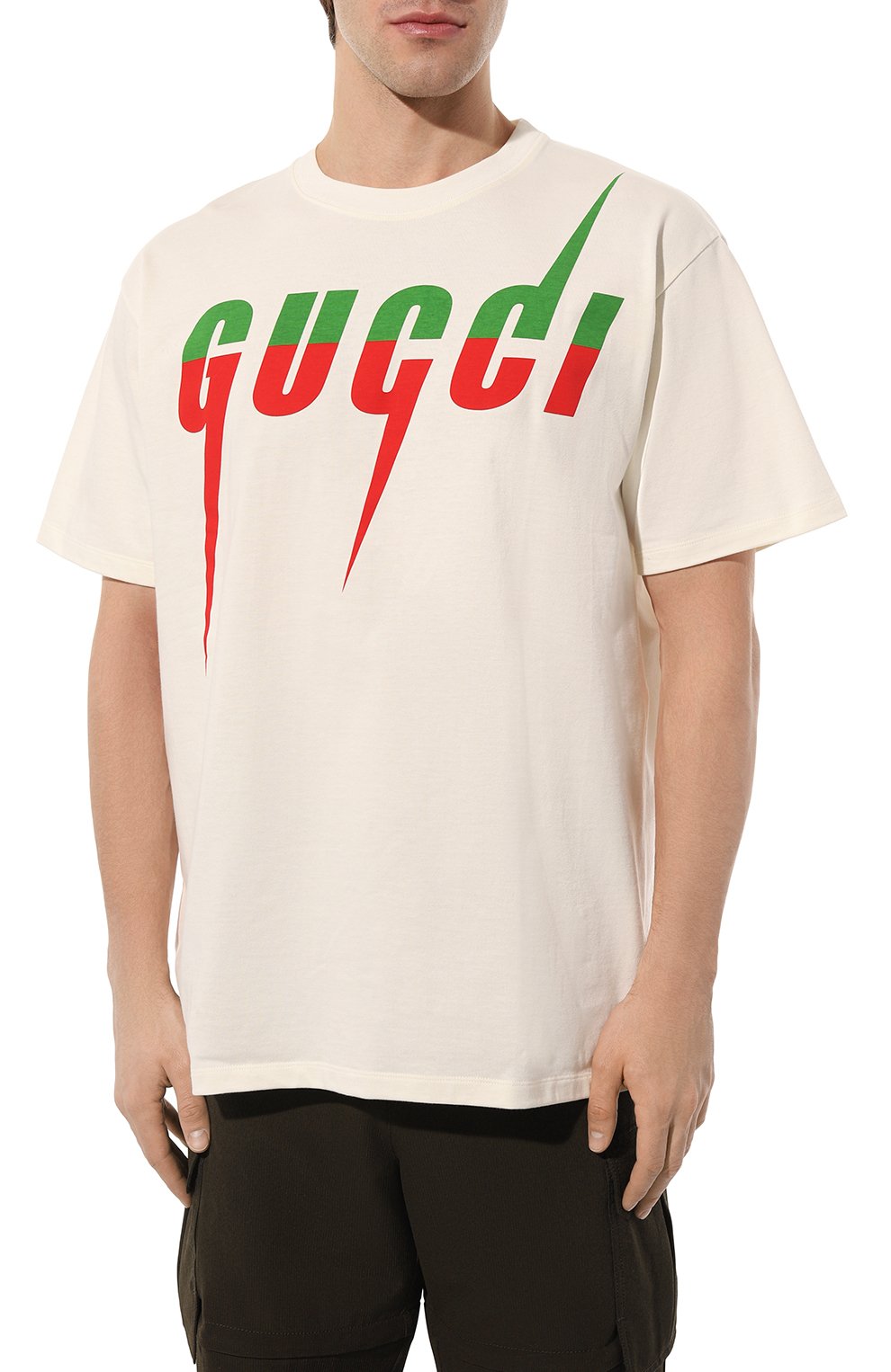 Хлопковая футболка GUCCI, арт. 565806 XJAZY, фото 3