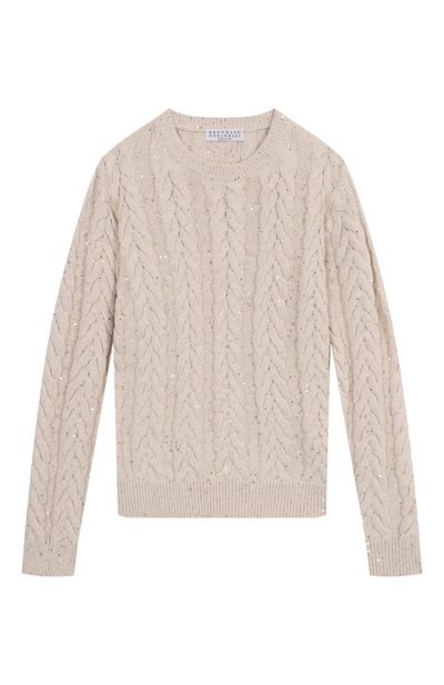 Хлопковый пуловер BRUNELLO CUCINELLI, арт. BDVM72200B