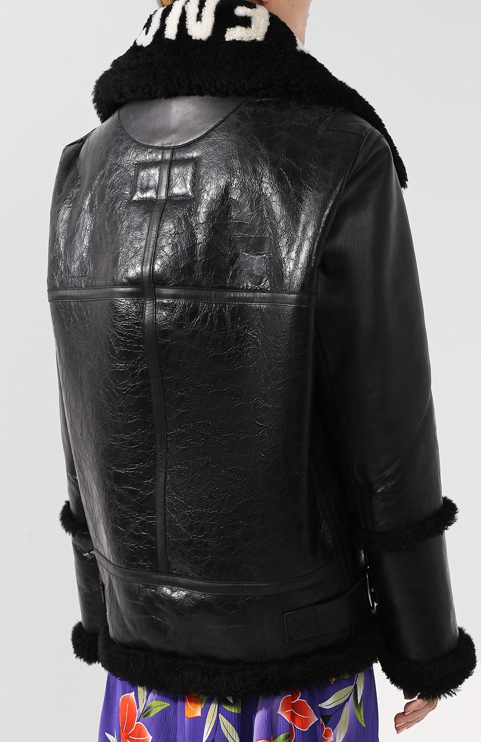 Укороченная дубленка свободного кроя BALENCIAGA, арт. 518095/TSH11, фото 4