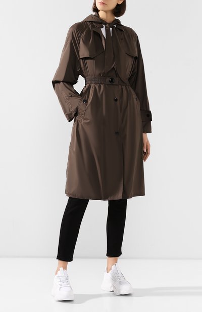 Плащ vermail MONCLER хаки цвета по цене 133000 руб., арт. F1-093-1D503-00-C0391, фото 2 Плащ vermail MONCLER, арт. F1-093-1D503-00-C0391, фото 2