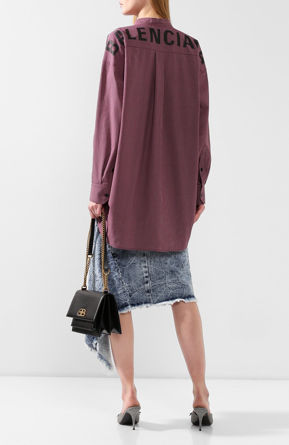 Хлопковая рубашка BALENCIAGA, арт. 520497/TGM30, фото 2